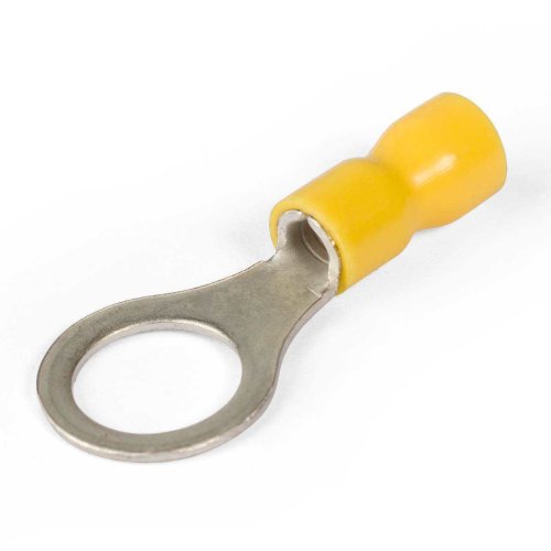 Наконечник кольцевой изолированный НКИ под сечение провода 4-6мм КВТ (отверстие ø8мм) картинка